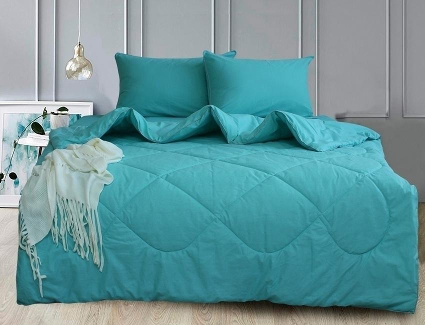 Комплект постельного белья TAGtekstil ранфорс (с одеялом) Elegant Mint Leaf Двуспальный 518633935