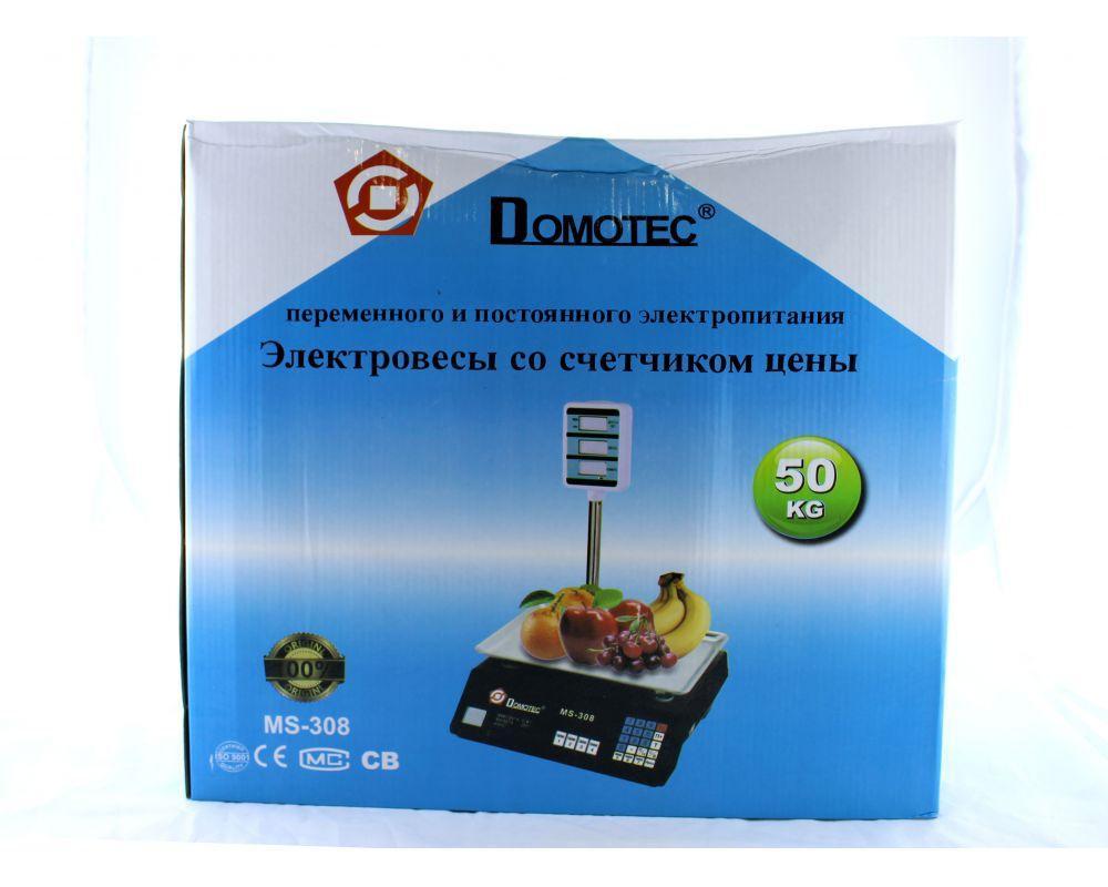 Ваги торгові Domotec MS-308 50 кг та стійка (1591) - фото 3 Ваги торгові Domotec MS-308 50 кг та стійка (1591) - фото 3