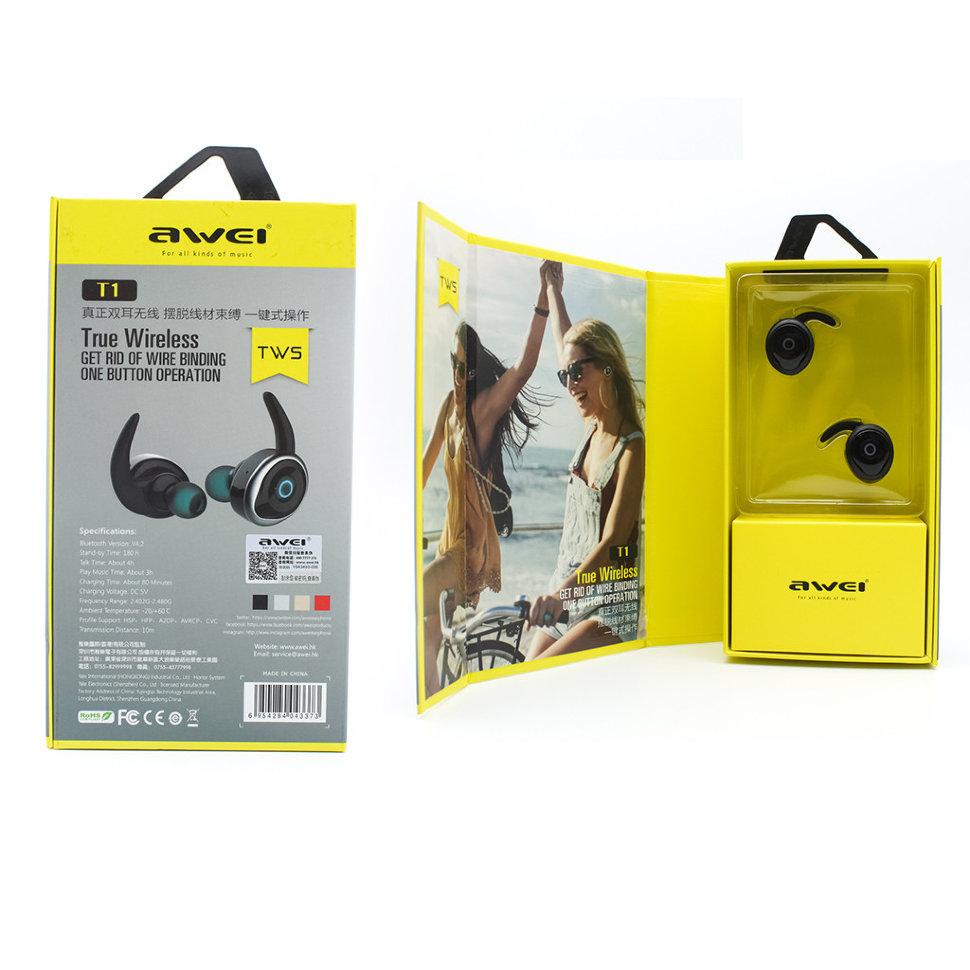 Наушники Awei T1 Black (5015) - фото 6