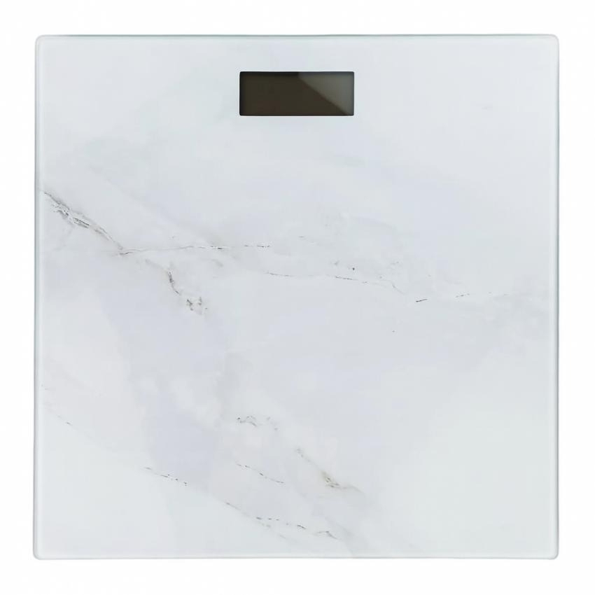 Ваги підлогові електронні Мармур до 180 кг скло LCD White (128693) Ваги підлогові електронні Мармур до 180 кг скло LCD White (128693)