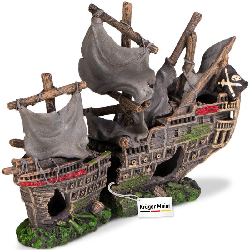 Декорация пиратский корабль Kruger Meier Pirate Ship 25x6x16 см (KM251017) Декорация пиратский корабль Kruger Meier Pirate Ship 25x6x16 см (KM251017)