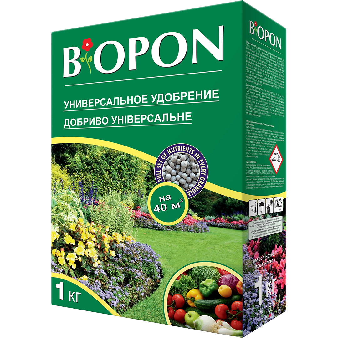 Удобрение помещенное Biopon для универсальное 1 кг (R50161)