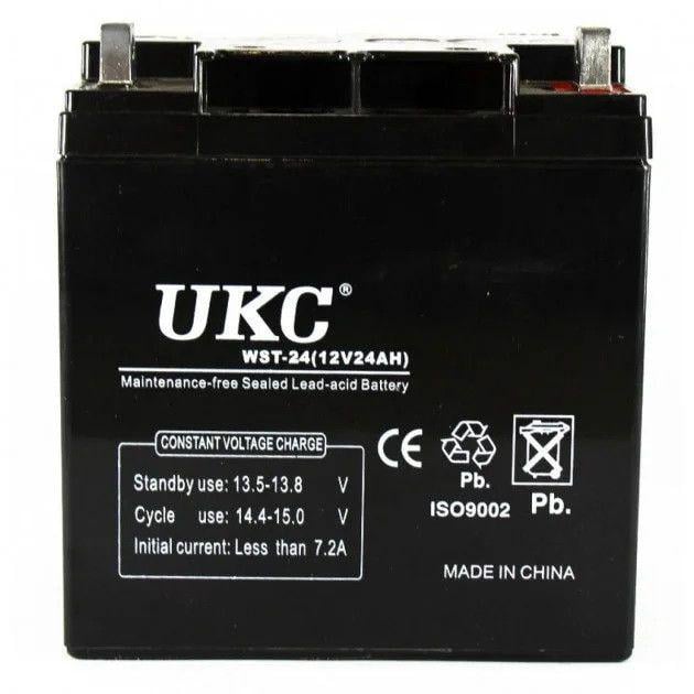 Аккумулятор кислотный UKC Battery ST-24 12V 24AH