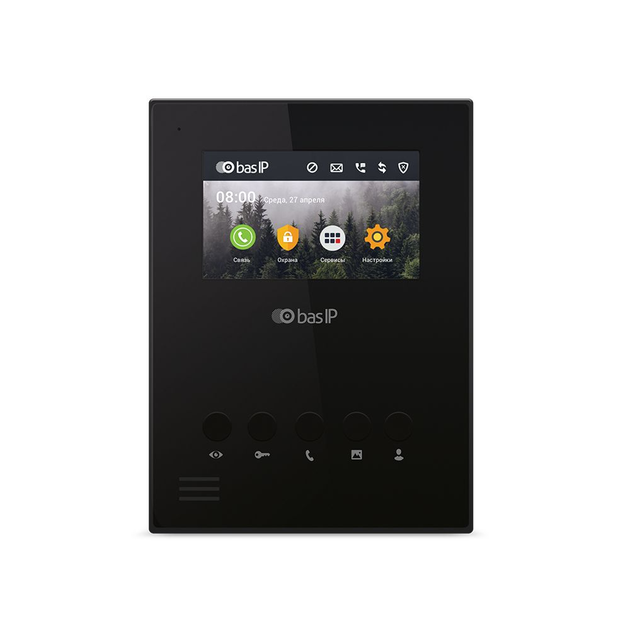 Відеодомофон IP 4,3" BAS-IP AU-04LAF з Wi-Fi Black (302944) - фото 1 Відеодомофон IP 4,3" BAS-IP AU-04LAF з Wi-Fi Black (302944) - фото 1