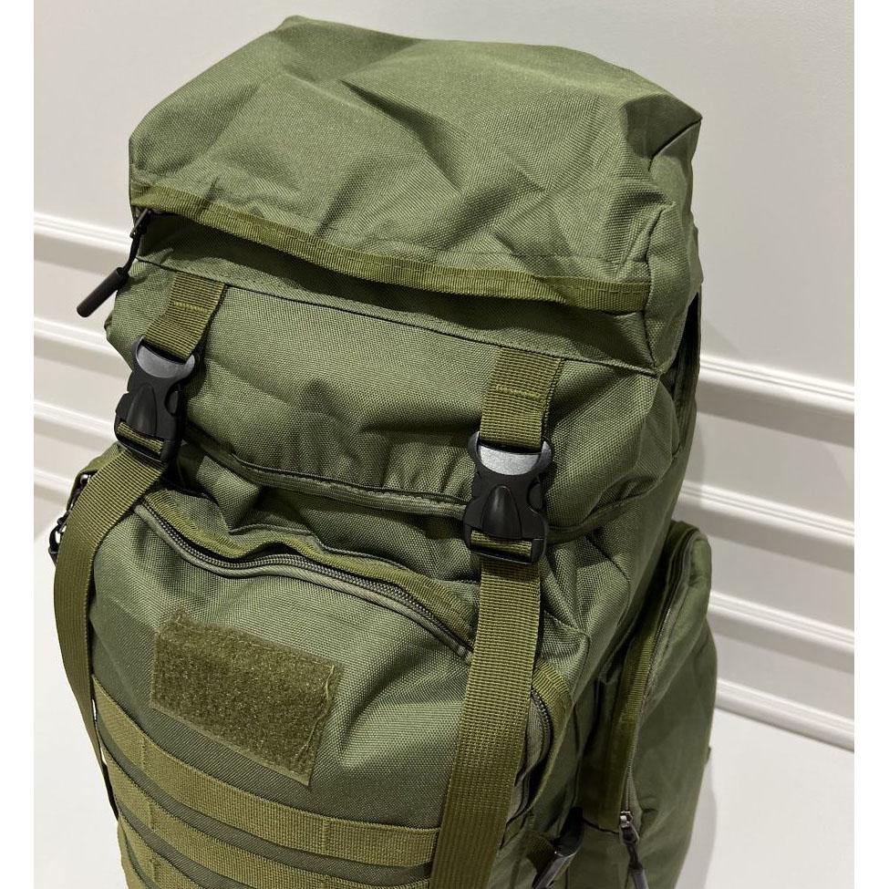 Рюкзак походный Light Tactic 1200D система Molle баул кордура 70 л 39x22x80 см Green (784779464) - фото 9