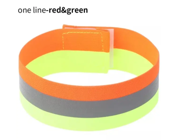 Светоотражающий браслет 35x4 см Разноцветный (31050/11) - фото 2