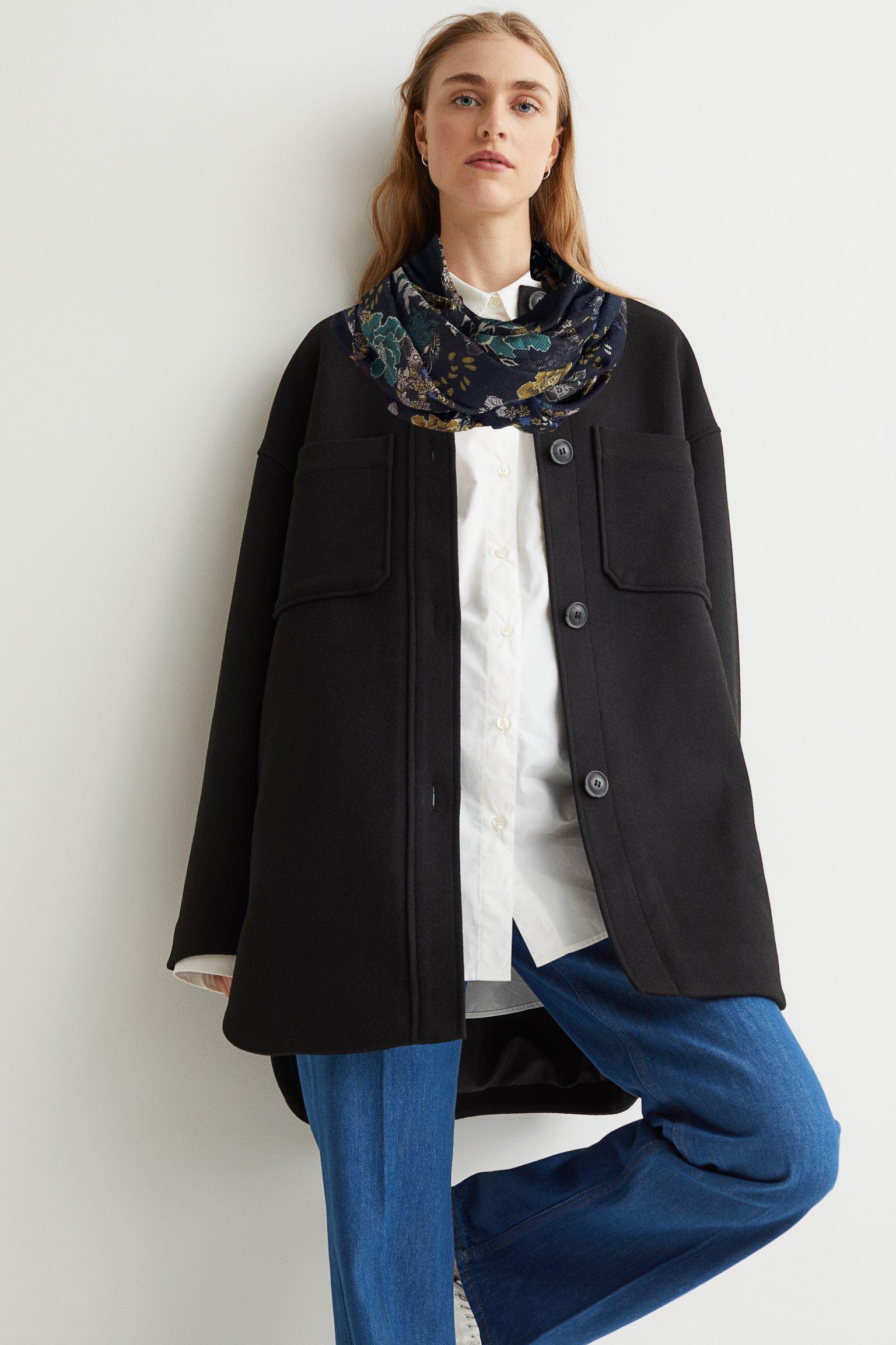 Шарф-снуд H&M Темно-синий (390411b30)