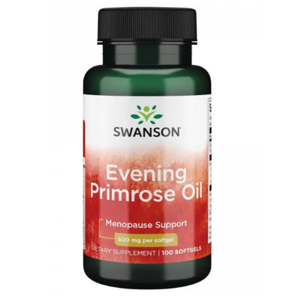 Масло вечерней примулы Swanson Evening Primrose Oil 500 мг 100 softgels Масло вечерней примулы Swanson Evening Primrose Oil 500 мг 100 softgels