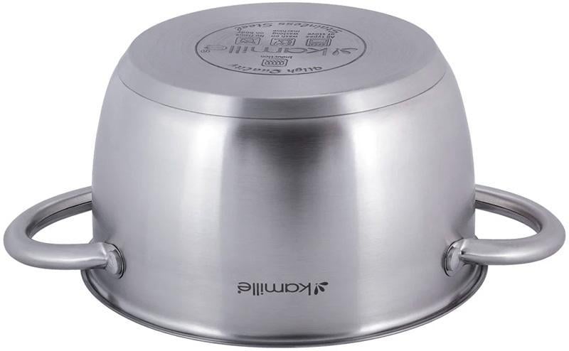 Набір каструль Kamille Gladys з нержавіючої сталі/ з мірною шкалою 1,5/2 /3 л - фото 2 Набір каструль Kamille Gladys з нержавіючої сталі/ з мірною шкалою 1,5/2 /3 л - фото 2