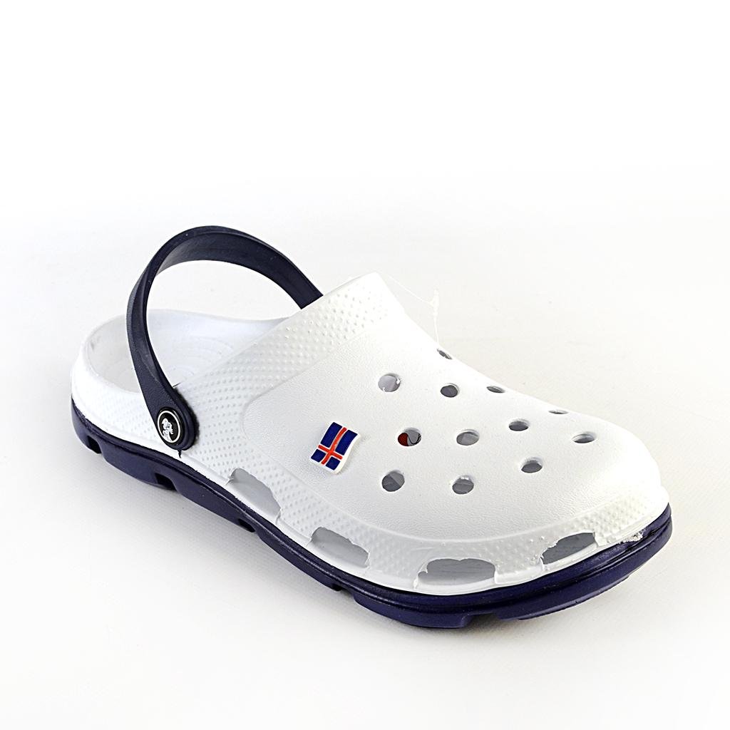 Сабо мужские р. 41 Белый с темно-синим (116116-41)