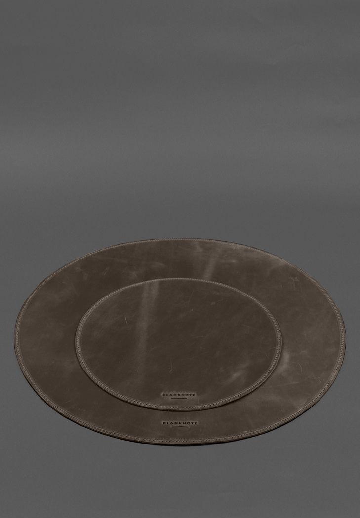 Настольный набор из натуральной кожи 1.2 Crazy Horse Темно-коричневый (A-028806) - фото 6 Настольный набор из натуральной кожи 1.2 Crazy Horse Темно-коричневый (A-028806) - фото 6