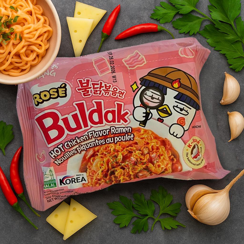 Корейская лапша Samyang Buldak острая курица в сливочном соусе 145 г (AF59761) - фото 2