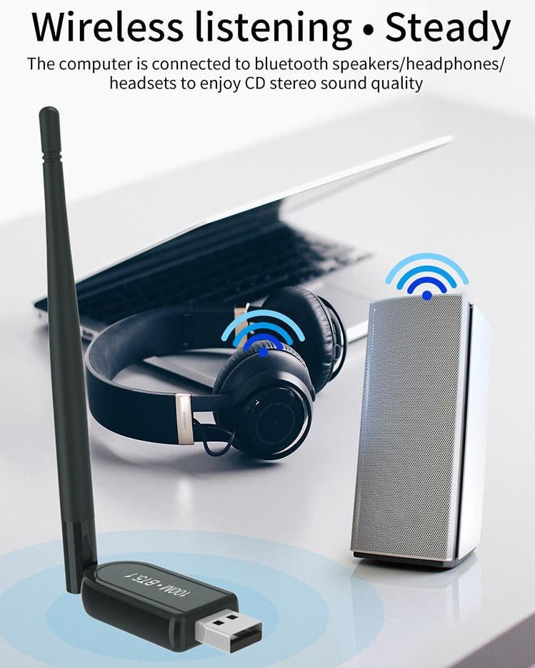 Адаптер Erston Bluetooth 5.1 с антенной - фото 6