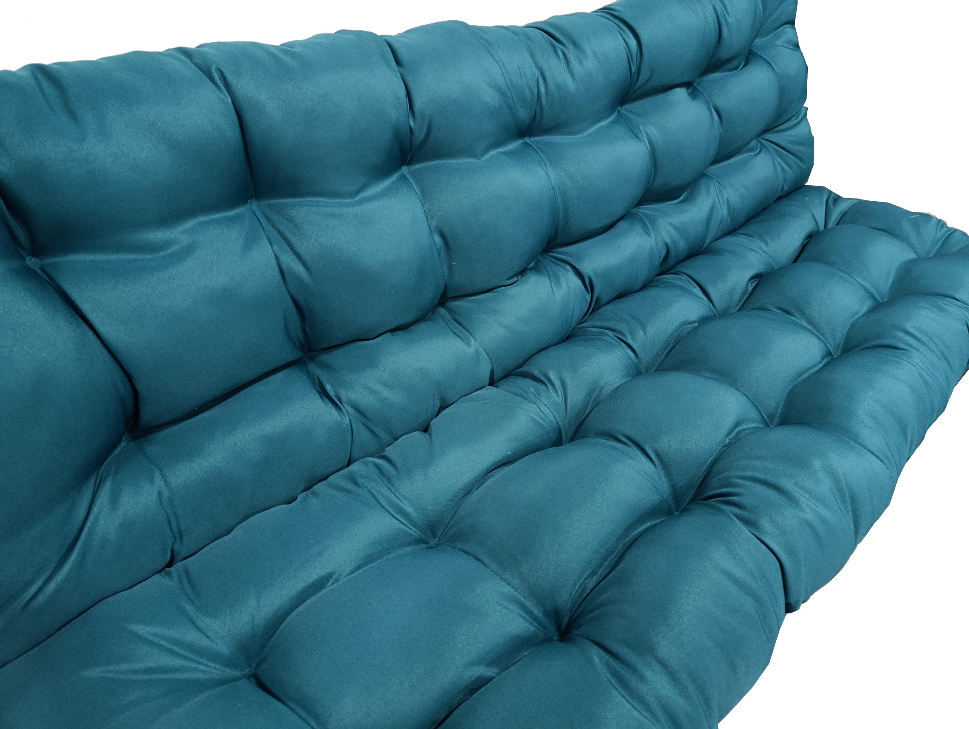 Матрас для качелей eGarden Soft 170x110x12 см Темно-бирюзовый (5930) - фото 2 Матрас для качелей eGarden Soft 170x110x12 см Темно-бирюзовый (5930) - фото 2