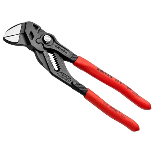 Клещи переставно-гаечные KNIPEX 86 01 раскрытие губок до 40 мм Красный (32709146)