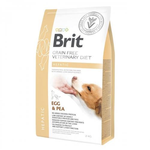 Корм для собак сухой Brit Veterinary Diet Dog Grain Free Hepatic при печеночной недостаточности 2 кг (7287)
