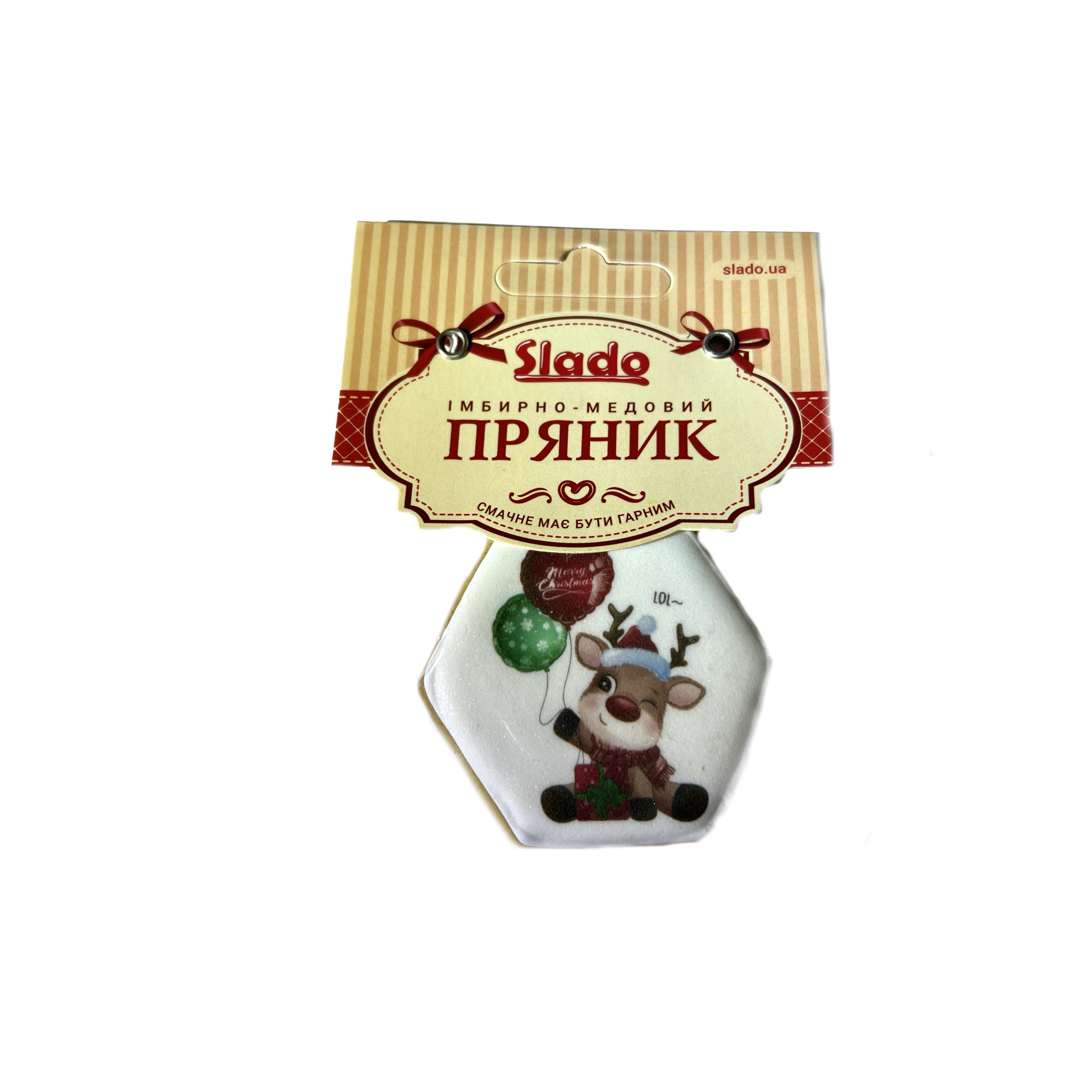Пряник імбирно-медовий Slado 3 новорічний святковий