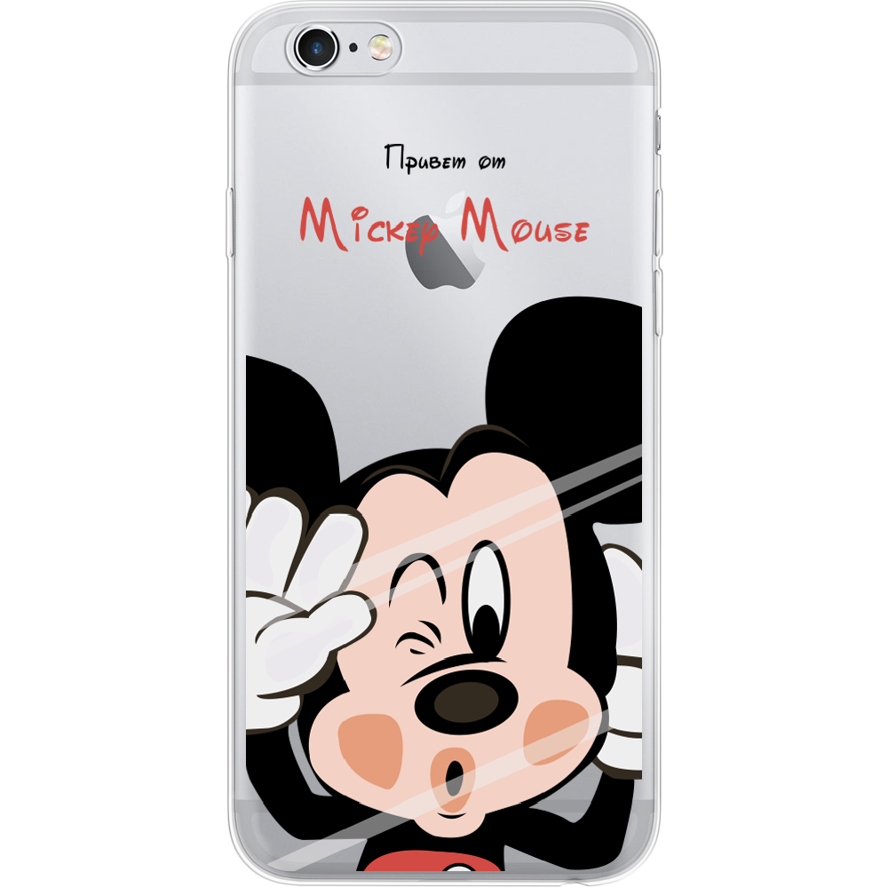 Чехол Boxface iPhone 6 Mister M Прозрачный силикон (24523-cc58-24523)