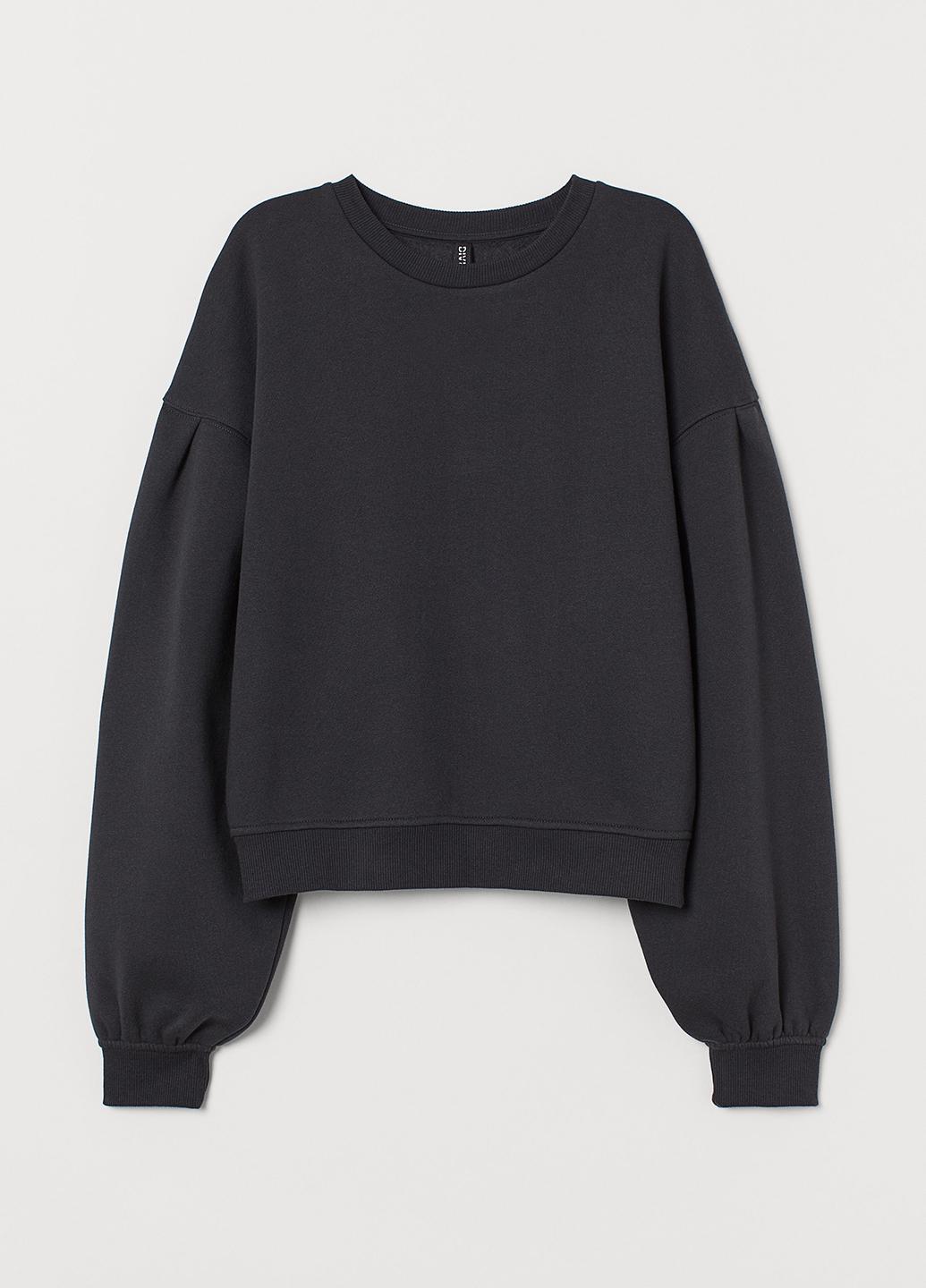 Свитшот женский H&M М Черный (844967b46)