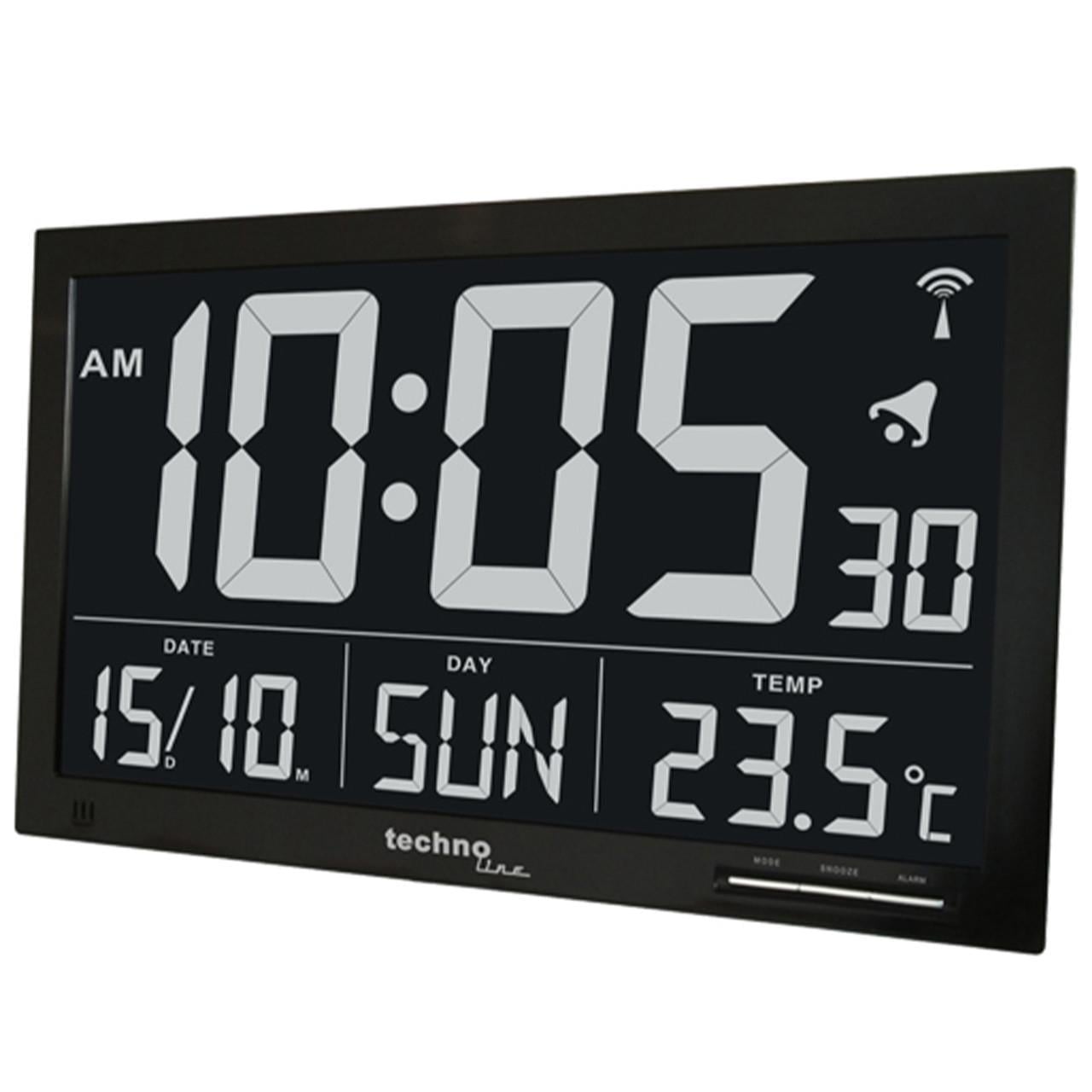 Часы настенные Technoline WS8007 Black (WS8007) Часы настенные Technoline WS8007 Black (WS8007)