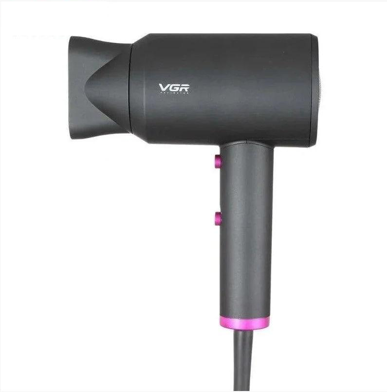 Фен професійний VGR-V400 1800-2000 Вт Чорний/Фіолетовий (18-18-1573639238)