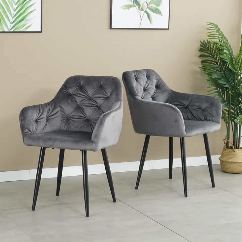 Стілець для кухні та вітальні ГРЕЙС Парадіз 580х870х570 мм Чорний/Сірий (GAА0051836) - фото 4 Стілець для кухні та вітальні ГРЕЙС Парадіз 580х870х570 мм Чорний/Сірий (GAА0051836) - фото 4