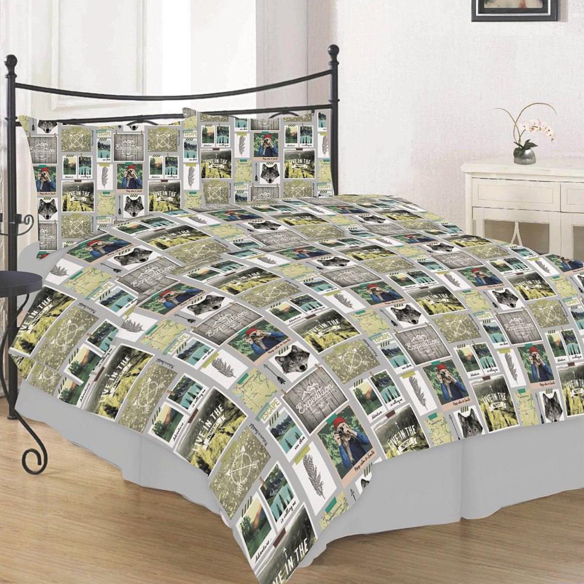 Комплект постельного белья Vital Textile BLс-1052-70 бязь голд семейный 2х150х220 см (32790459Е)