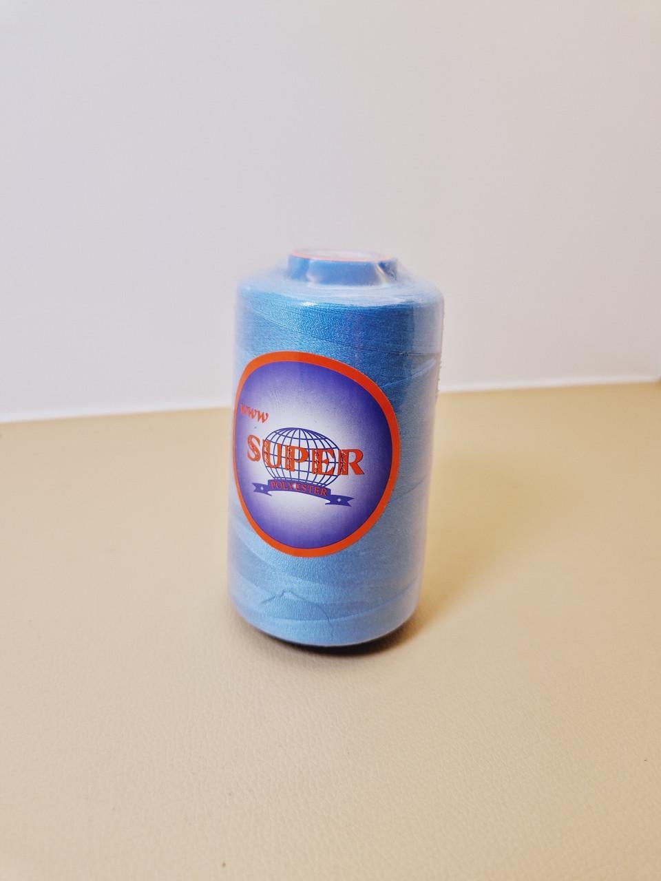 Нить текстильная Super #054 40/2 4000yds Голубой (2998448726)