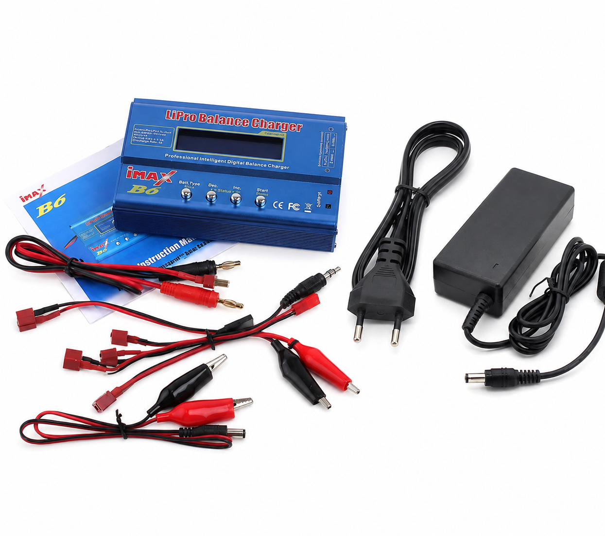 Зарядное устройство IMAX B6 80W балансировочное для LiPo/LiIon/LiFe/NiMH аккумуляторов с блоком питания (3154033001)