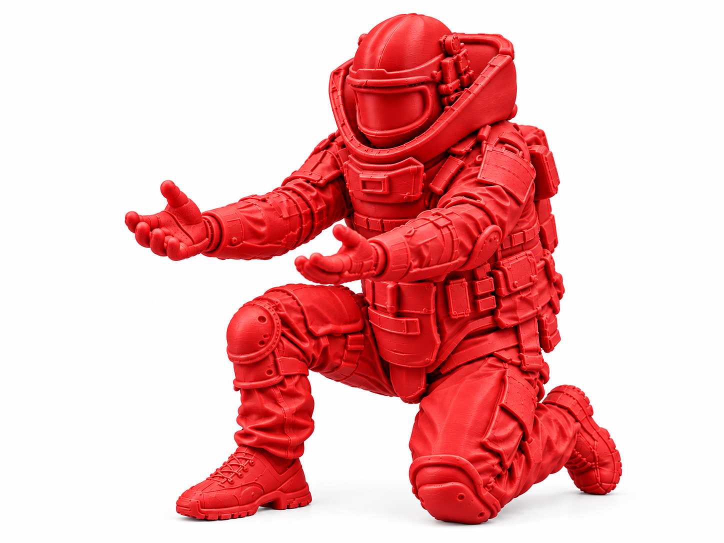 Подставка для ручек Сапер 3D-печать 11 см Красный