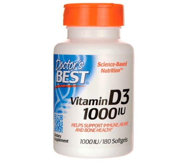 Витамин Vitamin D3 1000 IU 180 Softgels