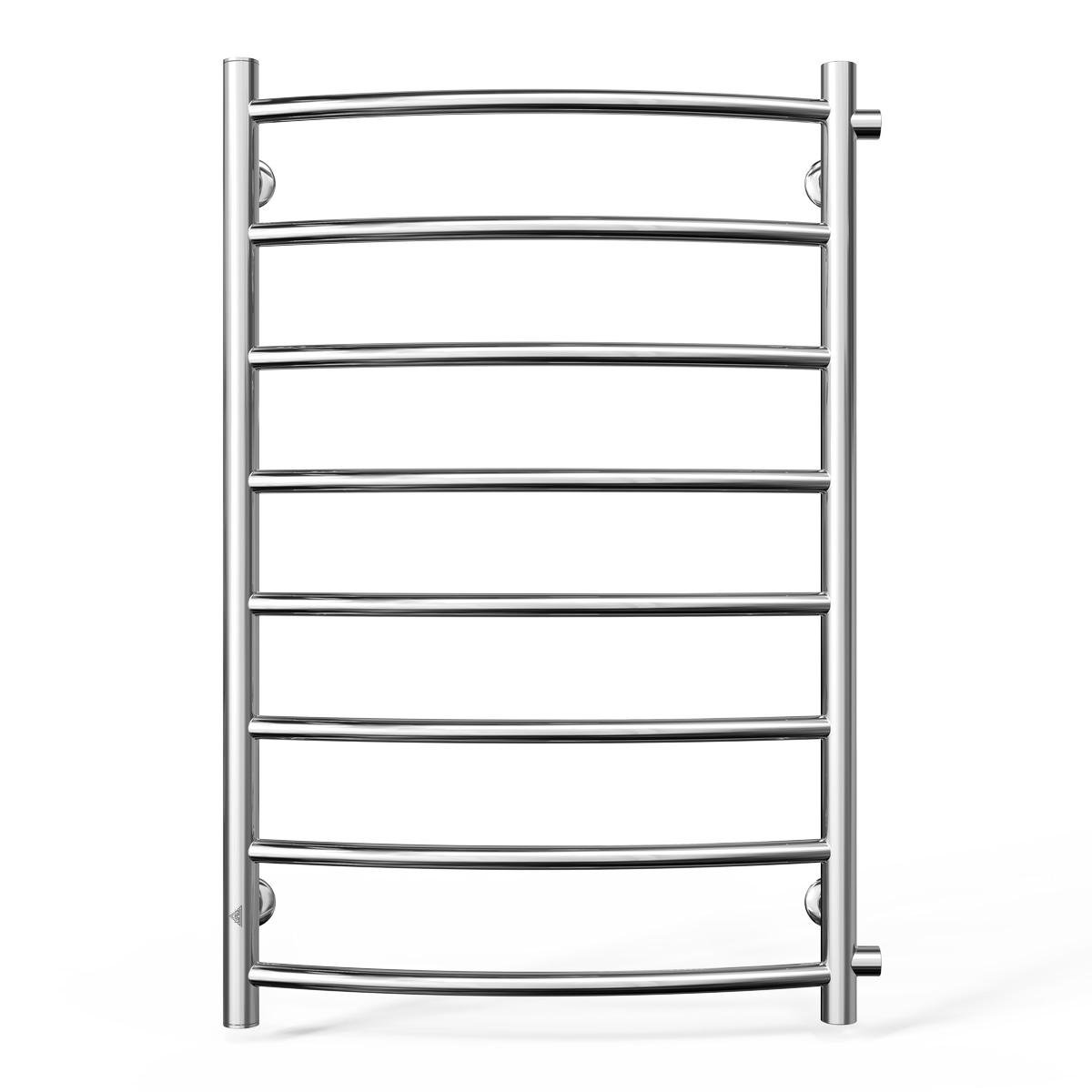 Полотенцесушитель водяной для ванной Laris Классик П8 из нержавеющей стали 500х800 мм б/п 1/2" мц 700 мм Хром (147-127-71207284)