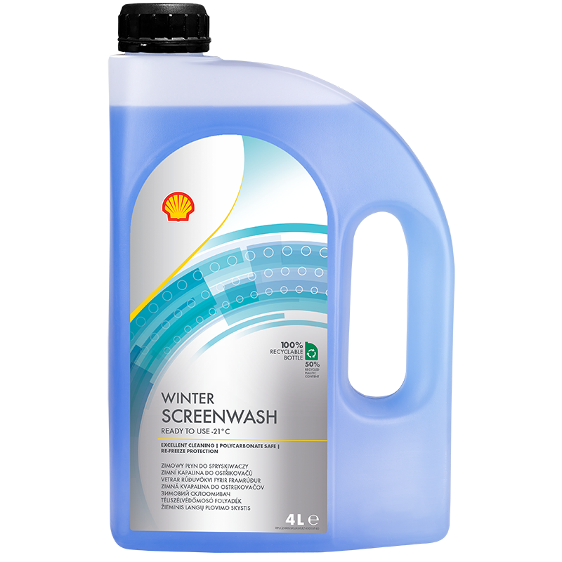 Омивач скла зимовий SHELL Winter Screenwash готовий до використання 4 л (AS10A)