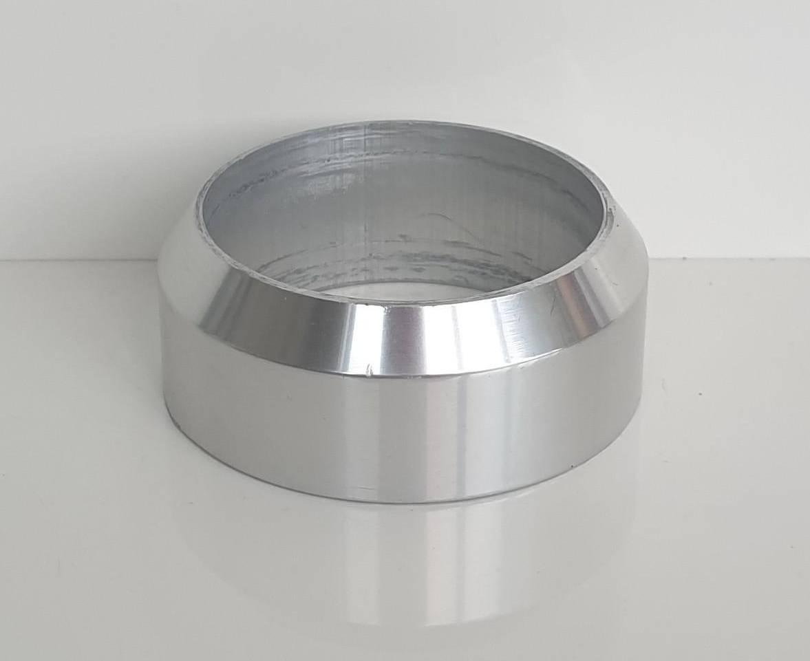 Фланець без зубців для алюмінієвих перил Ø 40 мм Сріблястий