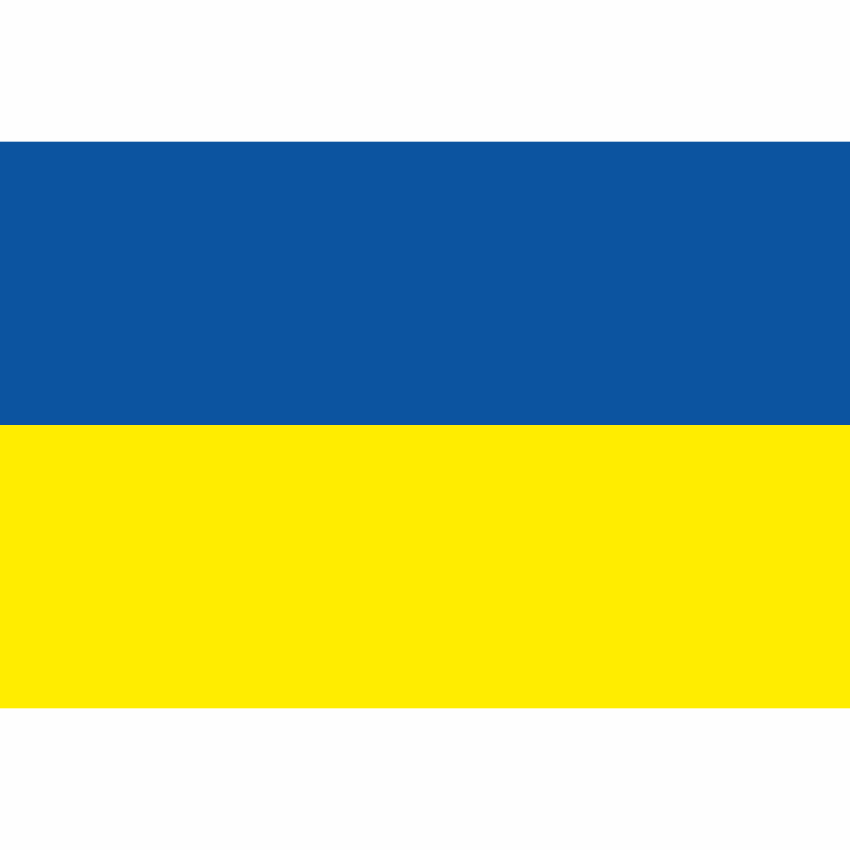 Флаг Украины из габардина 90х135 см