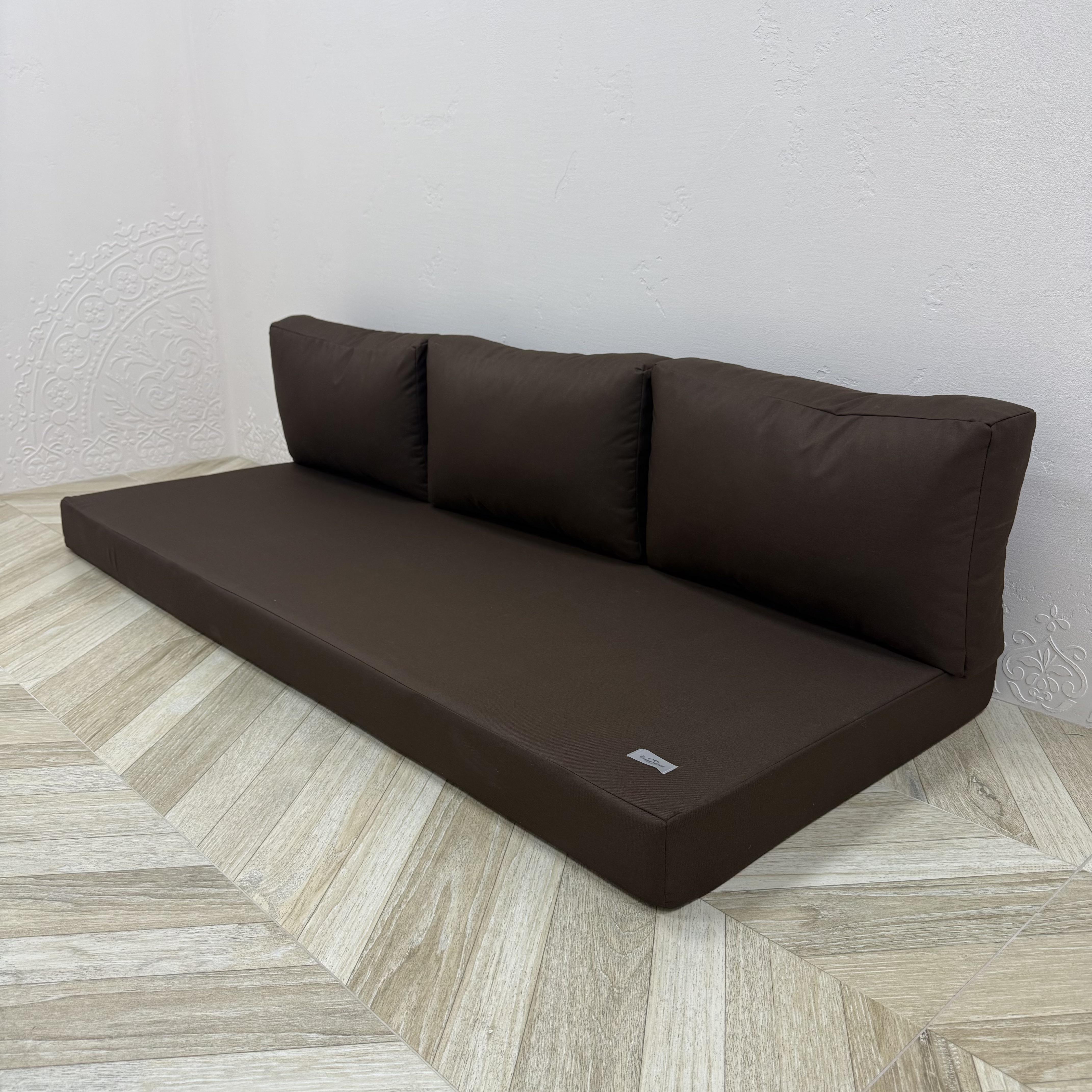 Комплект матрас с подушками Comfort Home Oxford на поддоны/качели/каркасы/садовую мебель 120х60х40х5 см