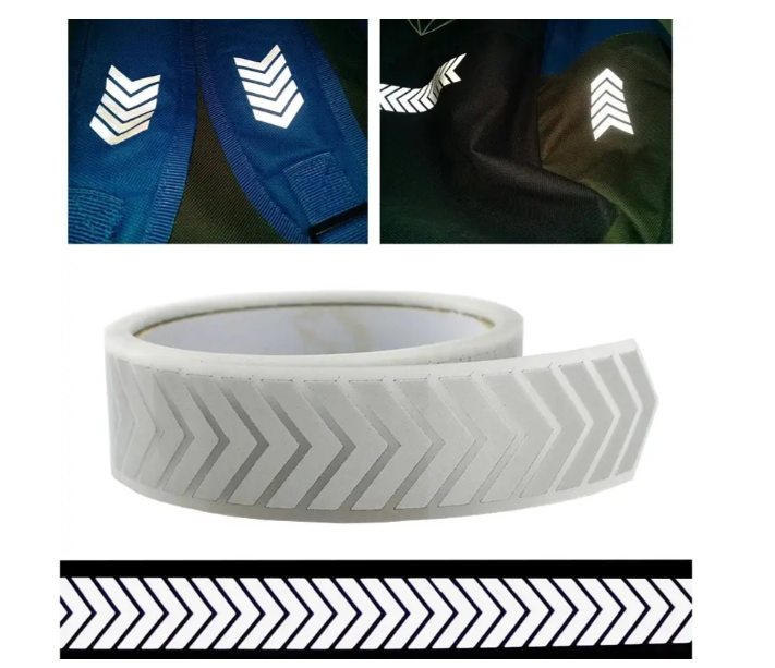 Светоотражающая лента для одежды Елочка 25 мм x 1 м Серый (19990) - фото 2 Светоотражающая лента для одежды Елочка 25 мм x 1 м Серый (19990) - фото 2