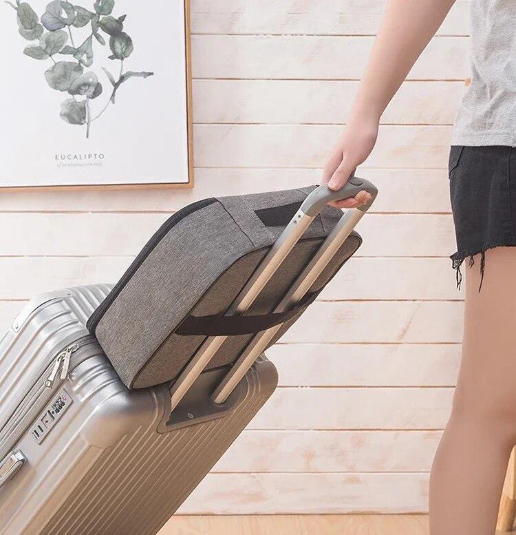 Сумка-органайзер для хранения документов 2в1 35х26х10 см Черный - фото 6 Сумка-органайзер для хранения документов 2в1 35х26х10 см Черный - фото 6