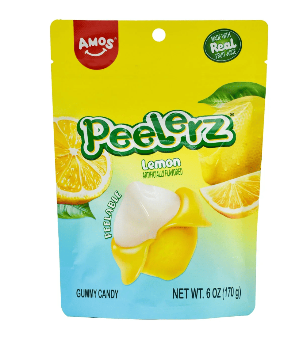 Цукерки желейні Amos Peelerz Lemon 170 г (2753695561)