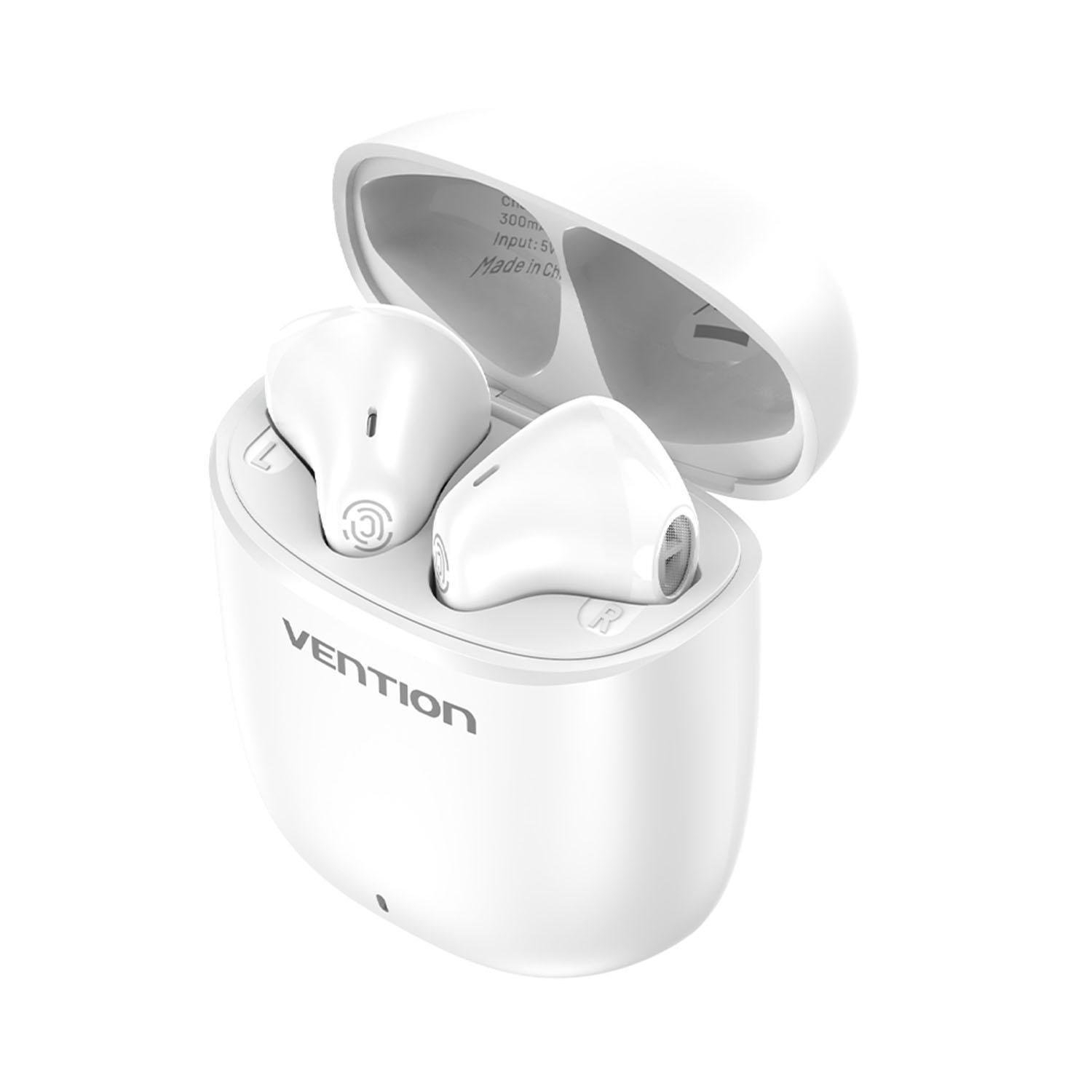 Навушники бездротові Vention Elf E02 Bluetooth 5.3 TWS 13 мм 22 год відтверення AAC/SBC Hi-Fi IPX4 Білий (NBGW0) Навушники бездротові Vention Elf E02 Bluetooth 5.3 TWS 13 мм 22 год відтверення AAC/SBC Hi-Fi IPX4 Білий (NBGW0)