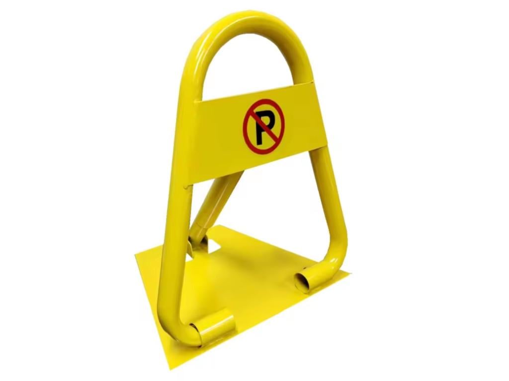 Барьер парковочный с площадкой металлический (P-2155js)