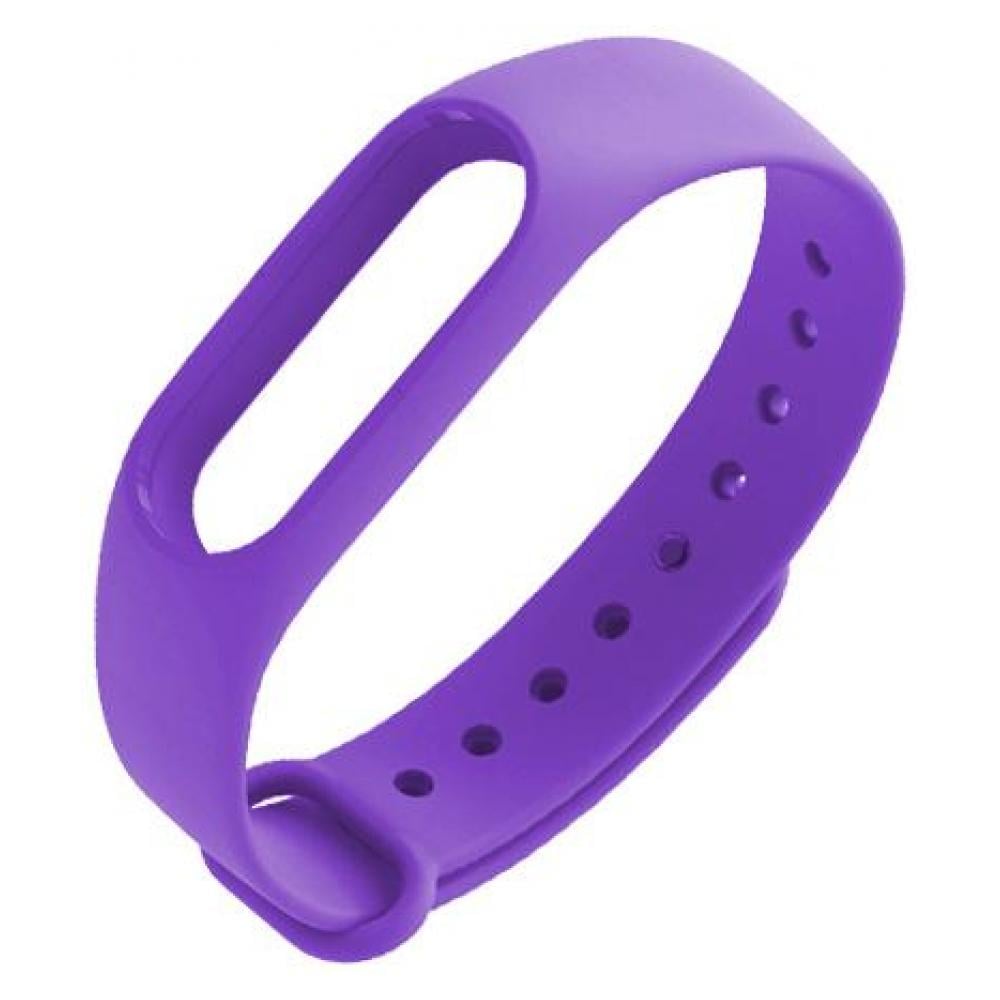 Ремешок MRK для фитнес браслета Xiaomi Mi Band 2 силиконовый Фиолетовый