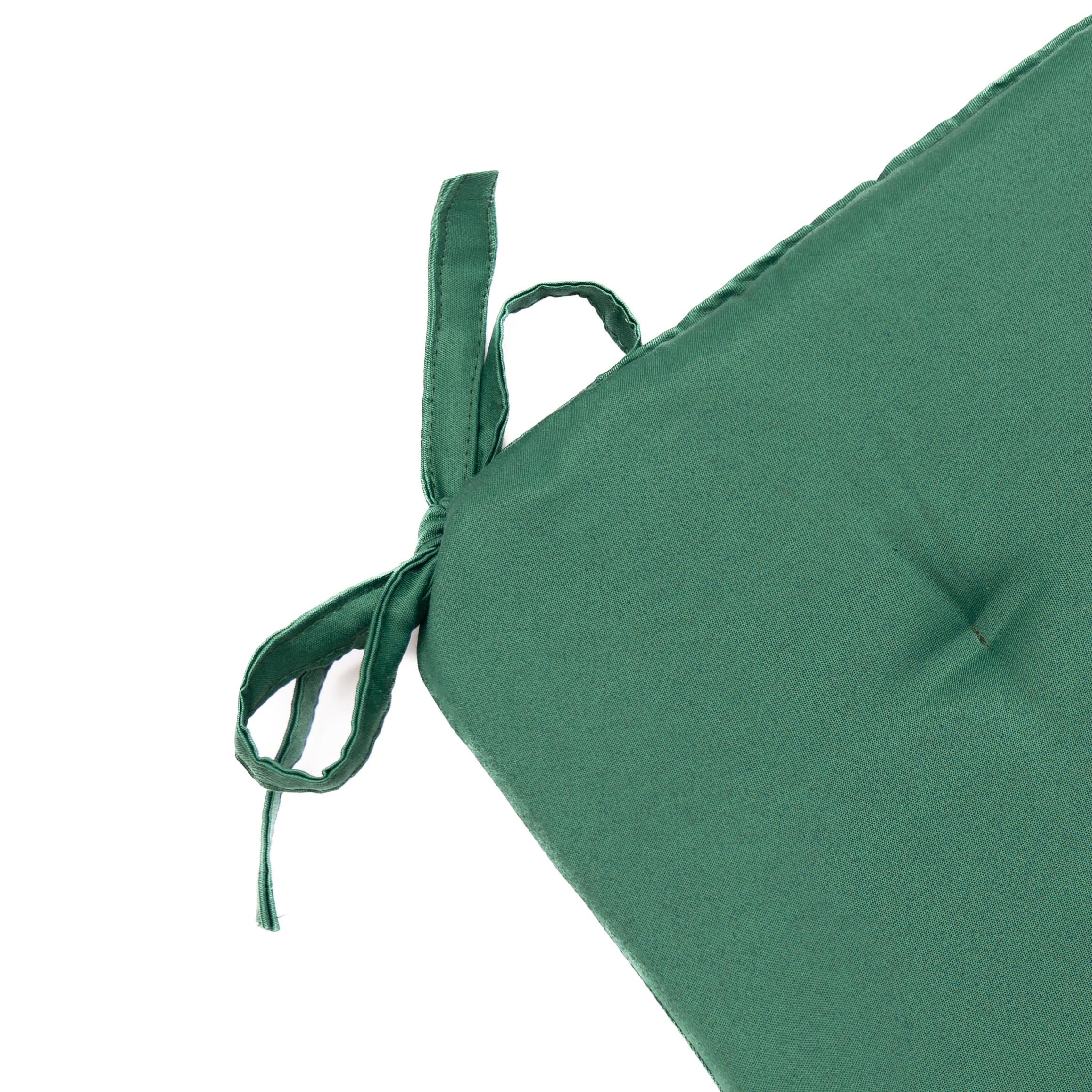 Подушка для стула/кресла/табурета 35х35х3 см Зеленый (1798494469) - фото 2