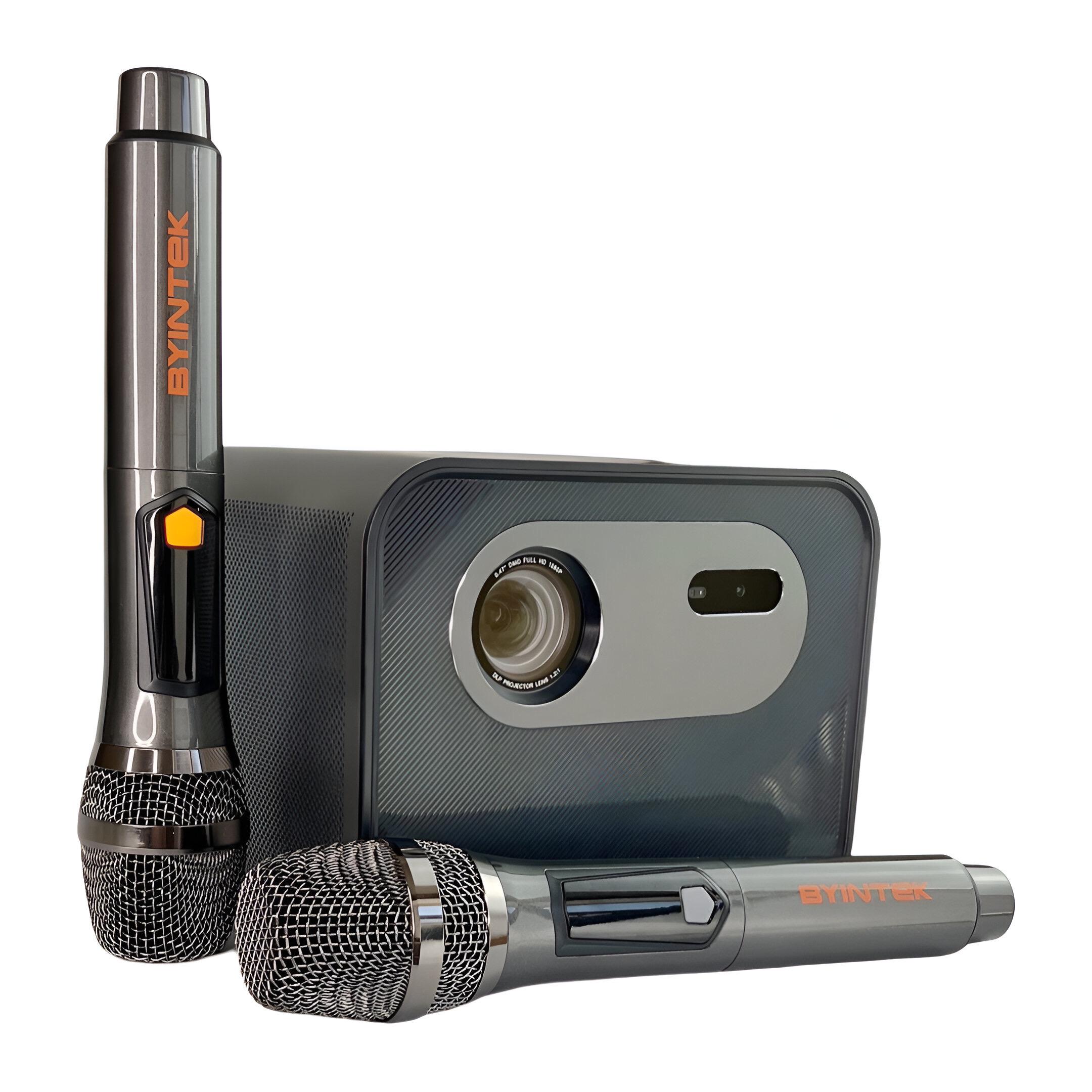 Проектор с микрофоном Byintek R90 Max Full HD 1080p 2200 ANSI lm Android TV 11,0 Wi-Fi/Bluetooth (epic2078) - фото 3