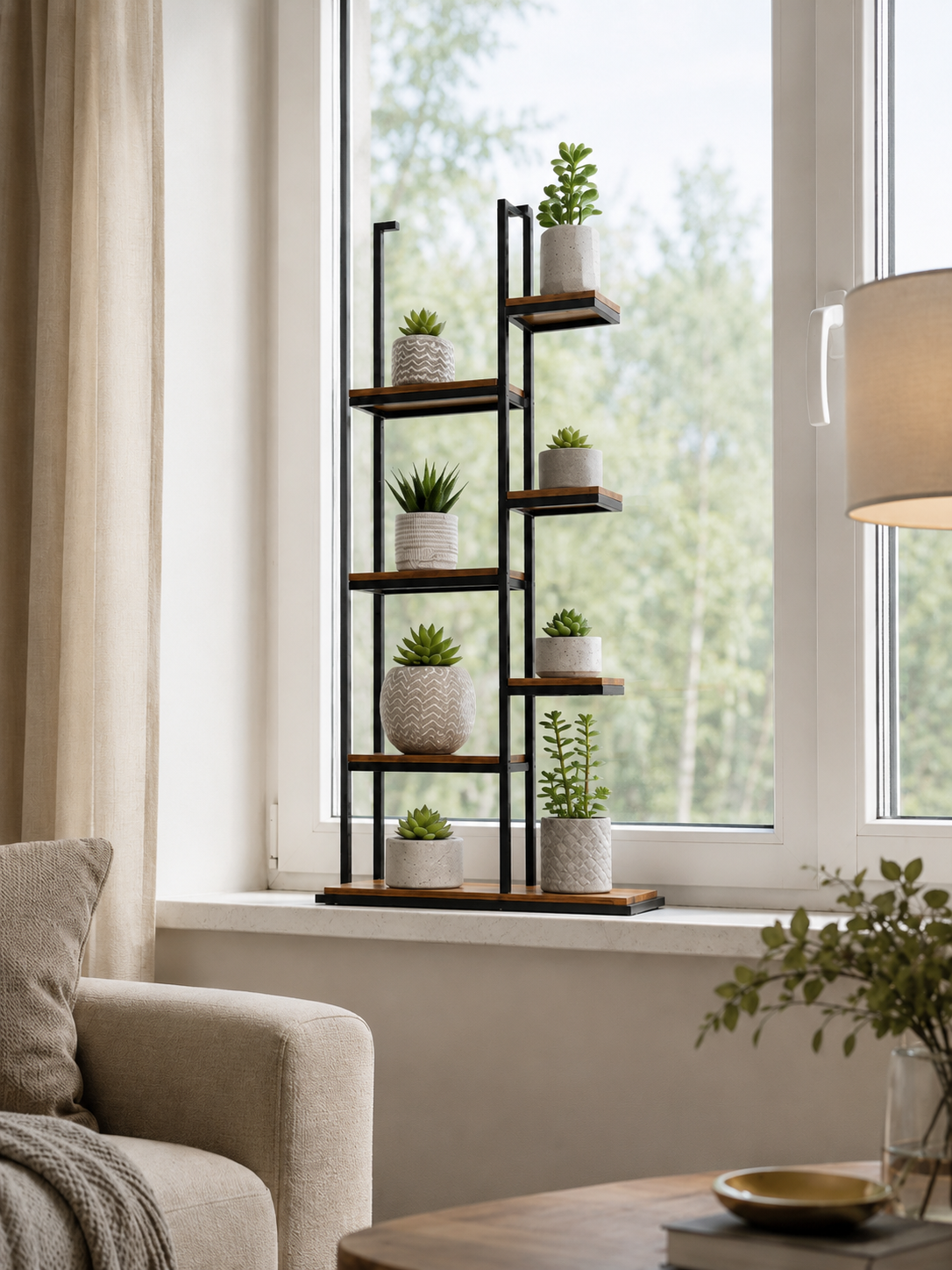 Подставка под цветы EcoLoft IN-2932 в стиле лофт (36407419)