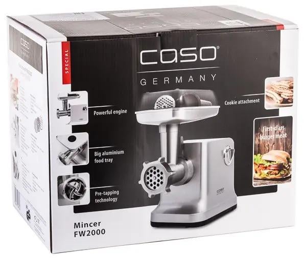 Мясорубка Caso FW2000 2000 Вт (100452) - фото 10 Мясорубка Caso FW2000 2000 Вт (100452) - фото 10