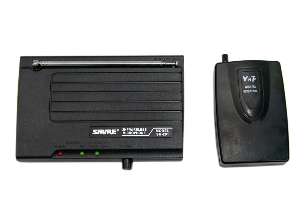 Радіомікрофон з базою Wireless Microphone System SH-201 (1008110-Black-1) - фото 4