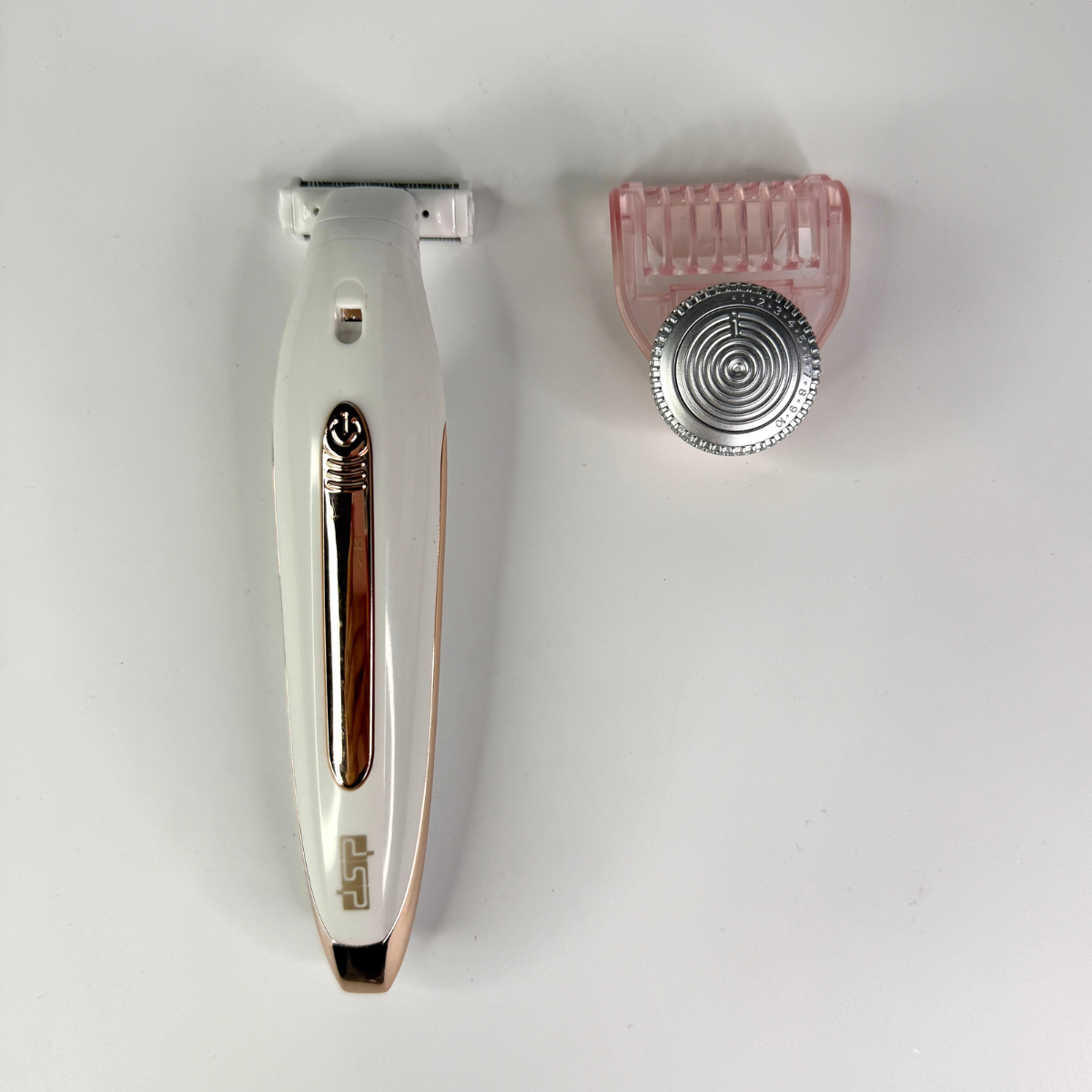 Електробритва жіноча DSP для тіла із сухим голінням White/Pink (70136EJ)