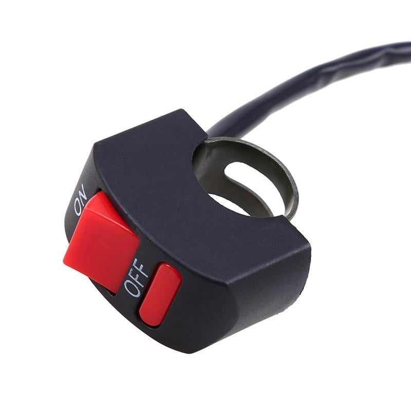 Перемикач кнопка для світла фар на кермо мотоцикла 22 мм (285178)