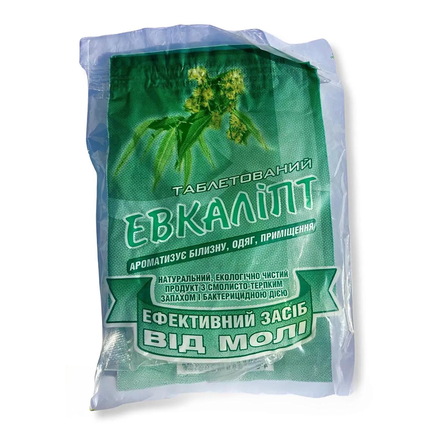 Средство от моли ароматизированное Бион "Эвкалипт" 4 таб. (87648)